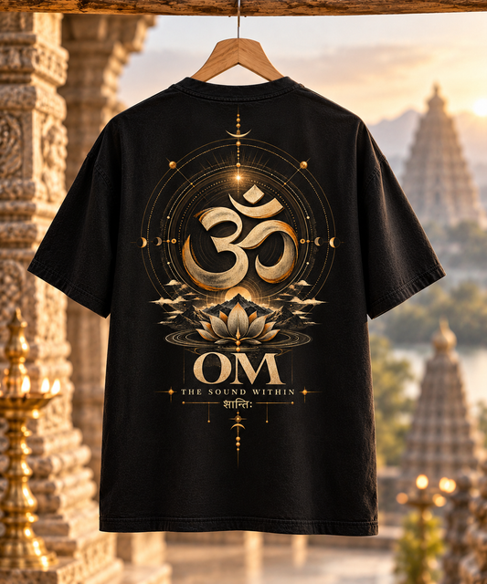 OM — The Sound Within | Premium Oversized T-Shirt