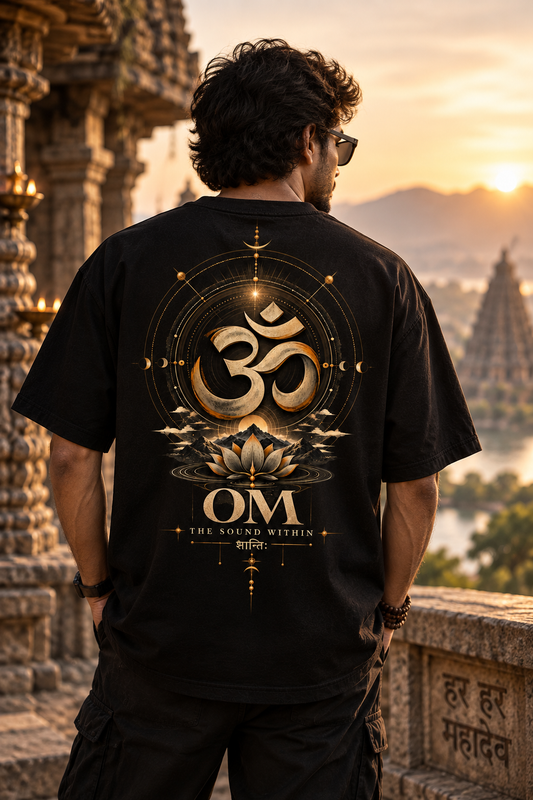 OM — The Sound Within | Premium Oversized T-Shirt